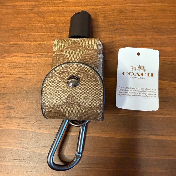 COACH Hand Sanitizer Holder In Signature Canvas - Picture 2 of 6